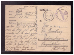 Dt- Reich (023166) Feldpostkarte Mit Stummen Stempel Gelaufen 1942 - Feldpost 2e Wereldoorlog