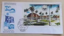 Federated States Of Micronesia  New Capital Issue First Day Cover 1991 - Micronésie