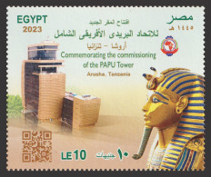 Egypt - 2023 - Commemorating The Commissioning Of The PAPU Tower - Tanzania - MNH** - Egittologia