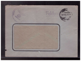 Dt- Reich (023168) Feldpostfensterbrief Mit Geschwärzter Stempel -deutsch- Gelaufen 11/ 42 - Feldpost 2. Weltkrieg
