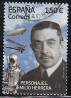 2021-ED. 5487 - Personajes.- 2021. Emilio Herrera. Ingeniero Aeronaútico USADO - Oblitérés