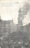 Germany:Hamburg, St.Michaelis Church On Fire, Pre 1920 - Catastrophes