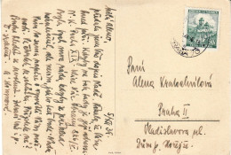 BOHEMIA & MORAVIA 1941 POSTCARD SENT FROM PRAG - Briefe U. Dokumente