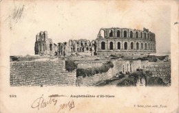 TUNISIE - Amphithéâtre El Djem -  Carte Postale Ancienne - Tunesien