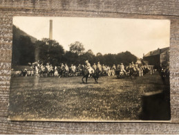 Photo Carte Poilus Artillerie à Cheval 14-18 - 1914-18