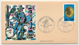 FRANCE - Env FDC (Thiaude) - 0,50 + 0,10 Journée Du Timbre 1975 - PARIS - 8/3/1975 - 1970-1979