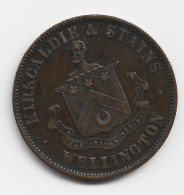 T33 - NEW ZEALAND • Half Penny Trade Token • Kirkcaldie & Stains, Wellington. - Andere & Zonder Classificatie