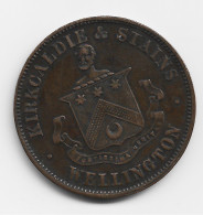 T33 - NEW ZEALAND • Half Penny Trade Token • Kirkcaldie & Stains, Wellington. - Other & Unclassified