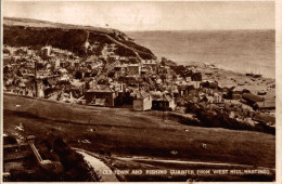 CPA Old Town And Fishing Quarter From West Hill Hastings - Hastings