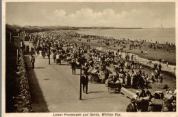CPA Lower Promenade And Sands, Whitley Bay - Animée - Hastings
