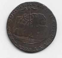 T39 - GRAN BRETAÑA - 1794 - 1/2 PENNY TOKEN - - Altri & Non Classificati