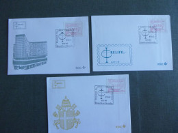 1985 ATM60 Relifil FDC Du Set (côte: 12,50€) Philatélie Religieuse) Du 13/05/1985 - Cartas & Documentos