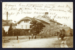 54. Baccarat. Rue Humbépaire. Passants, Attelage. Malterie. Jussey, Octobre 1914 - Baccarat