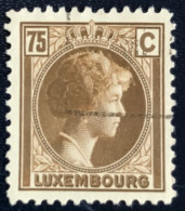 Luxembourg - Luxemburg - C18/33 - 1927 - (°)used - Michel 189 - Groothertogin Charlotte - 1926-39 Charlotte Right-hand Side