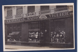 CPA [75] Paris > Commerce Shop Devanture Magasin éventail Carte Photo - Straßenhandel Und Kleingewerbe