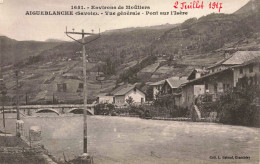 FRANCE - Environs De Moutiers - Aigueblanche - Vue Générale - Pont Sur L'Isère -  Carte Postale Ancienne - Moutiers