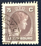 Luxembourg - Luxemburg - C18/33 - 1944 - (°)used - Michel 358 - Groothertogin Charlotte - 1944 Charlotte Rechtsprofil