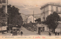 FRANCE - Aix Les Bains - L'Avenue De La Gare - LL - Animé -  Carte Postale Ancienne - Aix Les Bains