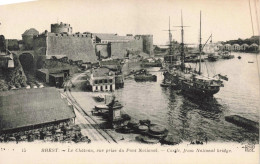 FRANCE - Brest - Le Château - Vue Prise Du Pont National - Carte Postale Ancienne - Brest