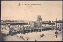 +++ CPA - AALST - ALOST - Gare Et Panorama  // - Aalst