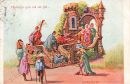 ARTS - Peintures Et Tableaux - Harbouya Qu'a M'â Ses Pîd... - Carte Postale Ancienne - Malerei & Gemälde