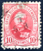 Luxembourg - Luxemburg - C18/33 - 1891 - (°)used - Michel 57 - Groothertog Adolf - 1891 Adolphe Voorzijde