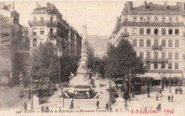 FRANCE - Lyon - Place De La République Carnot - ER - Animé -  Carte Postale Ancienne - Lyon 2