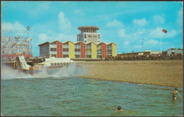 Hovercraft And Clarence Pier, Southsea, Hampshire, C.1960s - Postcard - Southsea