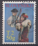 SLOVAKIA 573,used,falc Hinged - Pasqua