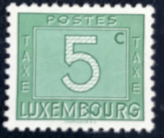 Luxembourg - Luxemburg - C18/33 - 1946 - MH - Michel 23 - Strafport - Cijfer - Postage Due