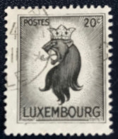 Luxembourg - Luxemburg - C18/33 - 1945 - (°)used - Michel 388 - Heraldische Leeuw - 1945 Leon Héraldico