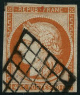 Obl. N°5 40c Orange, Signé Brun  - TB - 1849-1850 Ceres