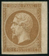 ** N°13B 10c Brun-clair, Type II - TB - 1853-1860 Napoléon III