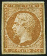 ** N°13B 10c Brun-clair, Type II - TB - 1853-1860 Napoléon III.