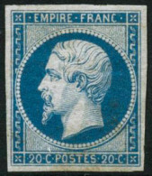 ** N°14A 20c Bleu, Type I - TB - 1853-1860 Napoléon III.