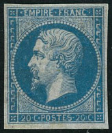 ** N°14B 20c Bleu, Type II - TB - 1853-1860 Napoleon III