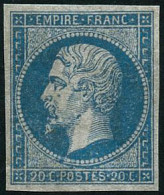 * N°14B 20c Bleu, Type II - TB - 1853-1860 Napoleon III