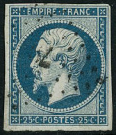 Obl. N°15 25c Bleu - TB - 1853-1860 Napoleon III