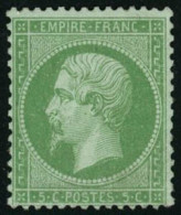 ** N°20 5c Vert - TB - 1862 Napoléon III.