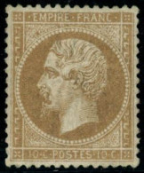 ** N°21 10c Bistre, Pièce De Luxe - TB - 1862 Napoleon III