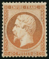 ** N°23 40c Orange, Signé JF Brun - TB - 1862 Napoléon III
