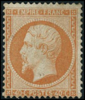 ** N°23 40c Orange - B - 1862 Napoleon III