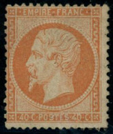 * N°23 40c Orange, Quasi SC - TB - 1862 Napoléon III.