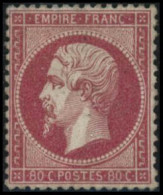 ** N°24 80c Rose - TB - 1862 Napoléon III