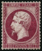 ** N°24 80c Rose - TB - 1862 Napoléon III