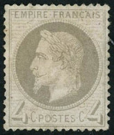 ** N°27 4c Gris - TB - 1863-1870 Napoléon III Lauré