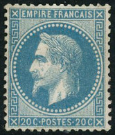 ** N°29B 20c Bleu, Type II - TB - 1863-1870 Napoléon III. Laure