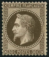 ** N°30 30c Brun - TB - 1863-1870 Napoléon III Lauré