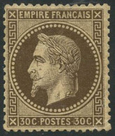 ** N°30b 30c Brun-noir - TB - 1863-1870 Napoleon III With Laurels