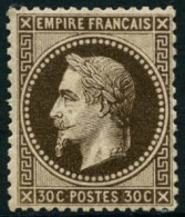 ** N°30b 30c Brun-noir - TB - 1863-1870 Napoléon III Lauré